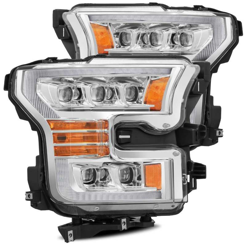 AlphaRex 11-16 Ford F-350 SD NOVA LED Proj Headlights Plank Style Chrm w/Activ Light/Seq Signal AlphaRex 11-16 Ford F-350 SD NOVA LED Proj Headlights Plank Style Chrm w/Activ Light/Seq Signal
