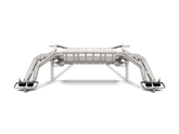 Akrapovic 16-17 Audi R8 5.2 FSI Coupe/Spyder Slip-On Line (Titanium) w/ Carbon Titanium Tips