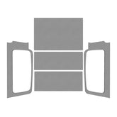 DEI 04-06 Jeep Wrangler LJ Unliminted Leather Look Headliner Complete Kit - Gray