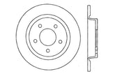 StopTech 04-10 Mazda3 Slotted & Drilled Right Rear Rotor