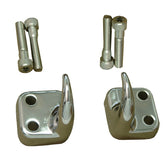 Rugged Ridge Front Tow Hooks Chrome 97-06 Jeep Wrangler TJ