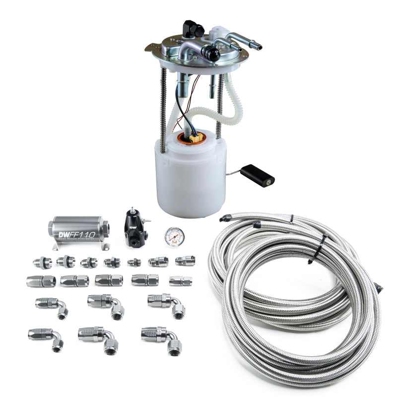 DeatschWerks 05-19 Yukon/Tahoe/Suburban DW400 Pump Module and Return SS CPE Plumbing Kit DeatschWerks 05-19 Yukon/Tahoe/Suburban DW400 Pump Module and Return SS CPE Plumbing Kit