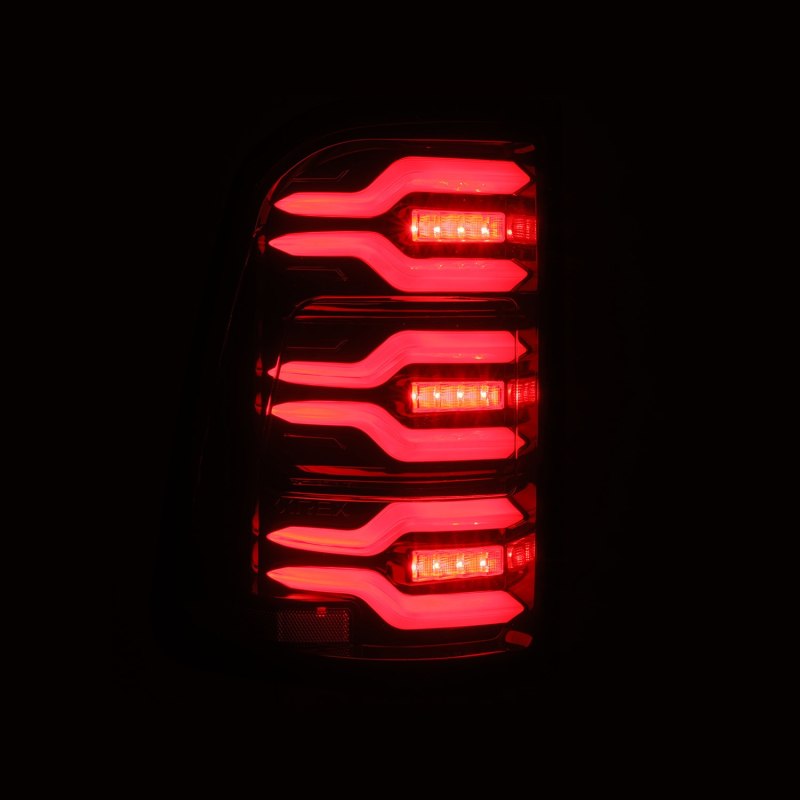 AlphaRex 19-21 Dodge Ram 1500 Luxx-Series LED Tail Lights Black/Red w/Activ Light/Seq Signal AlphaRex 19-21 Dodge Ram 1500 Luxx-Series LED Tail Lights Black/Red w/Activ Light/Seq Signal