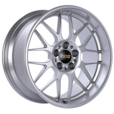 BBS RG-R 19x9.5 5x120 ET35 Diamond Silver Wheel -82mm PFS/Clip Required