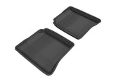 3D MAXpider 2007-2013 Mercedes-Benz S-Class W221 Kagu 2nd Row Floormats - Gray