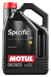 Motul 5L OEM Synthetic Engine Oil ACEA A1/B1 Specific 5122 0W20