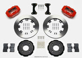 Wilwood Forged Dynalite Front Hat Kit 12.19in Drilled Red 2002 Mitsubishi Lancer