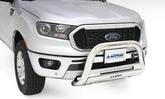 Lund 19-22 Chevrolet Silverado 1500 (Excl. 2019 LD) Bull Bar w/Led Light Bar - Polished