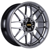 BBS RG-R 18x8.5 5x120 ET22 Diamond Black Wheel -82mm PFS/Clip Required