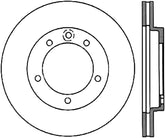 StopTech 94-96 Dodge Stealth / 6/93-99 Mitsubishi 3000GT VR4 Slotted & Drilled Right Rear Rotor