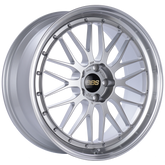 BBS LM 21x9 5x120 ET32 Diamond Silver Center Diamond Cut Lip Wheel -82mm PFS/Clip Required