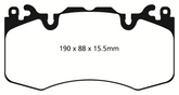 EBC 13+ Land Rover Range Rover 3.0 Supercharged Greenstuff Front Brake Pads
