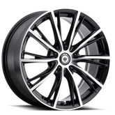 Konig Impression 17x7.5 5x115 ET40 Gloss Black w/ Machined Face