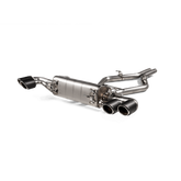 Akrapovic 2017+ Alfa Romeo Stelvio Quadrifoglio Slip-On Line (Titanium) w/Titanium/Carbon Fiber Tips