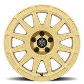 ICON Ricochet 15x7 5x100 15mm Offset 4.6in BS 56.1mm Bore Gloss Gold Wheel