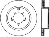 StopTech Power Slot 03-06 Evo 8 & 9 Cryo Slotted Left Rear Rotor