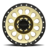 Method MR315 17x8.5 0mm Offset 8x170 130.81mm CB Gold/Black Street Loc Wheel