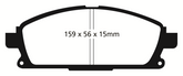 EBC 04-09 Nissan Quest 3.5 Greenstuff Front Brake Pads