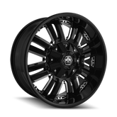 Mayhem 8070 Assault 18x9 / 5x114.3 BP / 18mm Offset / 87mm Hub Black Wheel