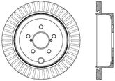 StopTech Power Slot 13 Scion FR-S / 13 Subaru BRZ Rear Left Slotted Rotor