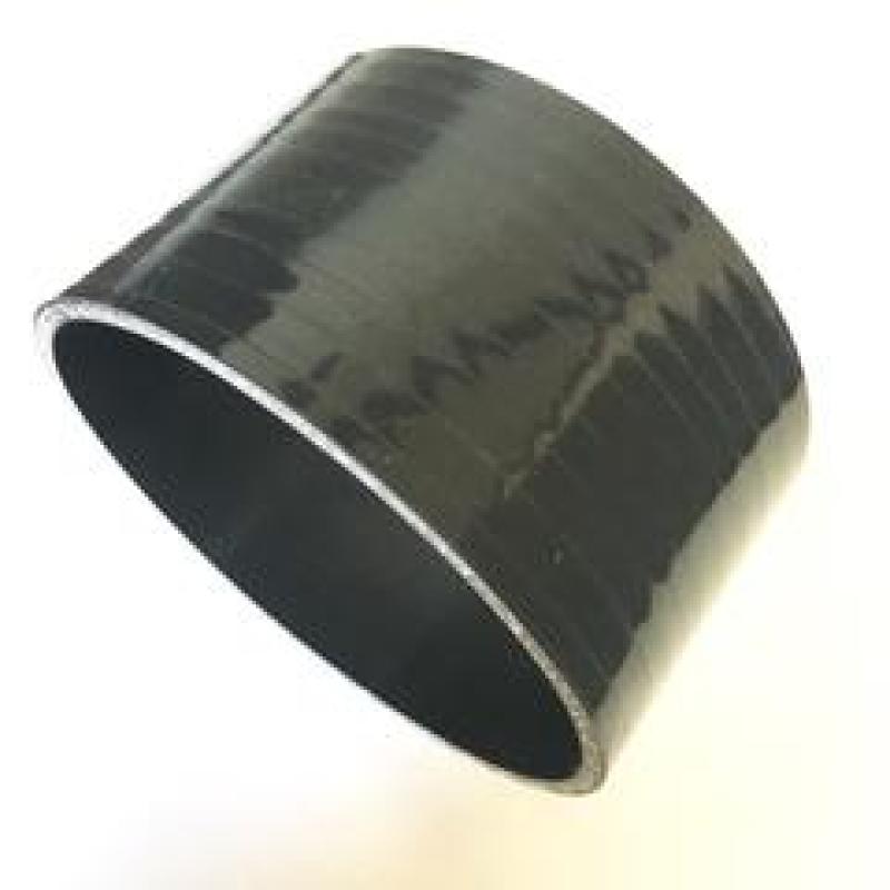 Ticon Industries 4-Ply Black 5.0in Straight Silicone Coupler Ticon Industries 4-Ply Black 5.0in Straight Silicone Coupler