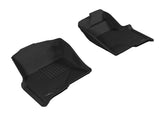 3D MAXpider 2009-2010 Ford F-150 Regular/Supercab/Supercrew Kagu 1st Row Floormat - Gray