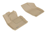 3D MAXpider 2015-2018 Audi Q3 Kagu 1st Row Floormat - Tan
