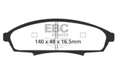 EBC 88-90 Buick Regal 2.8 Greenstuff Front Brake Pads