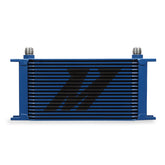 Mishimoto Universal 19 Row Oil Cooler - Blue