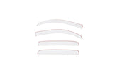 AVS 20-22 Toyota Tacoma Double Cab Low Profile Color Match Ventvisors 4pc - Super White
