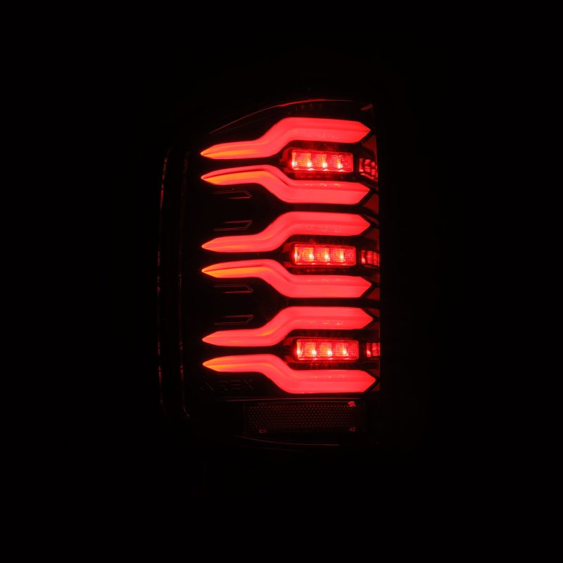AlphaRex 14-18 Chevy Silverado 1500 Luxx-Series LED Tail Lights Alpha-Black w/Activ Light/Seq Signal AlphaRex 14-18 Chevy Silverado 1500 Luxx-Series LED Tail Lights Alpha-Black w/Activ Light/Seq Signal