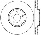 StopTech Power Slot 06-07 350Z / 05-07 G35 / 06-07 G35X SportStop CRYO Slotted Front Right Rotor