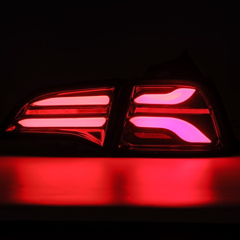 AlphaRex 17-22 Tesla Model 3 PRO-Series LED Tail Lights Jet Black w/Seq Sig AlphaRex 17-22 Tesla Model 3 PRO-Series LED Tail Lights Jet Black w/Seq Sig
