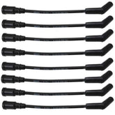 Moroso Ford 7.3L Godzilla 135 Deg Boots 8mm Unsleeved Ultra Ignition Wire Set - Black