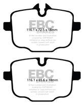 EBC 2021+ BMW M3/M4 3.0TT (G80/G82/G83 w/Cast Iron Rotors) Redstuff Rear Brake Pads