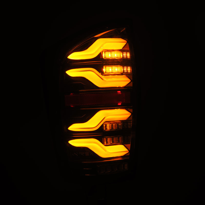 AlphaRex 16-21 Toyota Tacoma LUXX LED Taillights Alpha Blk w/Activ Light/Seq Signal AlphaRex 16-21 Toyota Tacoma LUXX LED Taillights Alpha Blk w/Activ Light/Seq Signal