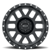 Method MR306 Mesh 17x8.5 0mm Offset 6x5.5 108mm CB Matte Black Wheel