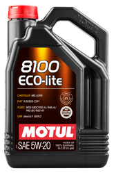 Motul 5L Synthetic Engine Oil 8100 5W20 ECO-LITE