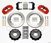 Wilwood Narrow Superlite 6R Front Hat Kit 14.00in Red 84-87 Corvette C4