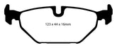 EBC 99-01 Saab 9-5 2.3 Turbo (Aero) Yellowstuff Rear Brake Pads
