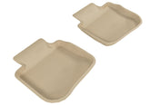 3D MAXpider 2010-2014 Subaru Legacy/Outback Kagu 2nd Row Floormats - Tan