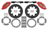 Wilwood 17-21 Can-Am X3RS Red 6-Piston Front Kit 11.25in - Drilled Rotors