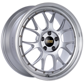 BBS LM-R 19x8.5 5x112 ET38 Diamond Silver Center Diamond Cut Lip Wheel -82mm PFS/Clip Required