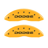 MGP 4 Caliper Covers Engraved F & R Broken D/Dodge Yellow Finish Black Char 2006 Dodge Durango
