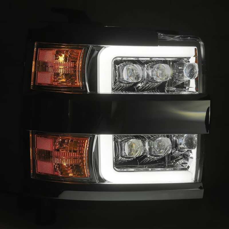 AlphaRex 15-18 Chevy 2500HD NOVA LED Proj Headlights Plank Style Chrome w/Activ Light/Seq Signal/DRL AlphaRex 15-18 Chevy 2500HD NOVA LED Proj Headlights Plank Style Chrome w/Activ Light/Seq Signal/DRL