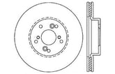 StopTech 99-08 Acura TL (STD Caliber) / 01-03 CL / 04-09 TSX Cross Drilled Right Front Rotor