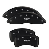 MGP 4 Caliper Covers Engraved Front & Rear MGP Red finish silver ch