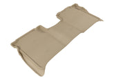 3D MAXpider 2004-2015 Nissan Titan Crew Cab Kagu 2nd Row Floormats - Tan