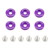 Mishimoto Large Fender Washer Kit (6pcs) - Purple