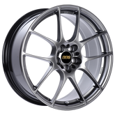 BBS RF 18x8 5x100 ET45 Diamond Black Wheel -70mm PFS/Clip Required